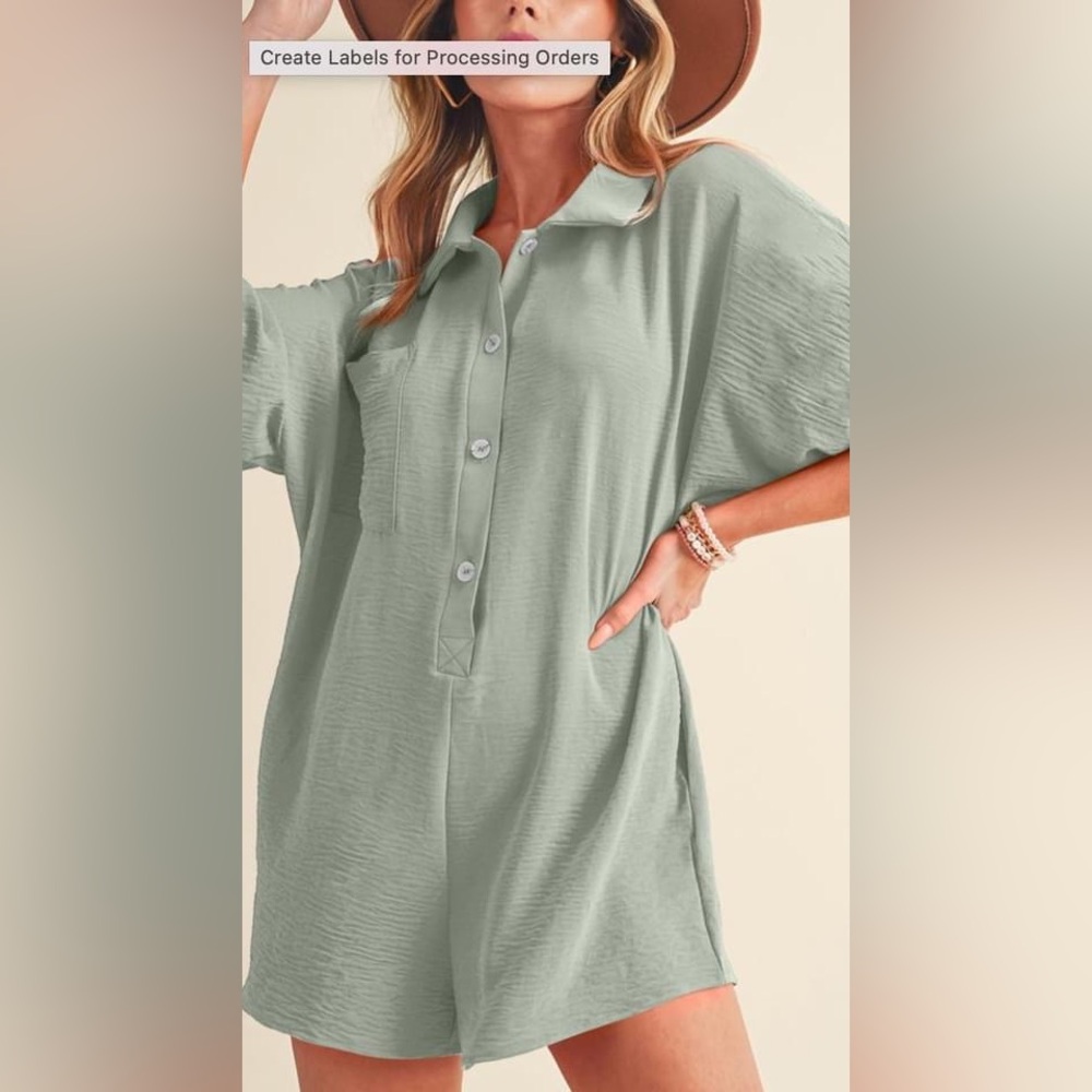 Sage Romper